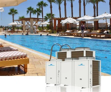 Komercinis oro šaltinio baseino šilumos siurblys